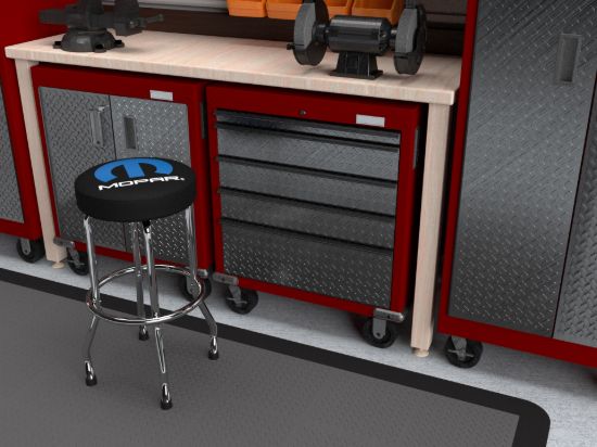 PLASTICOLOR MOPAR GARAGE STOOL - 004784R01