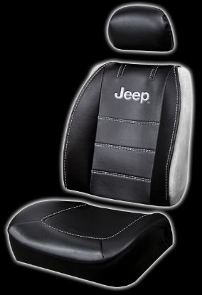 PLASTICOLOR JEEP DELX SIDELES 3 PCE SEAT COVER - 008631R01