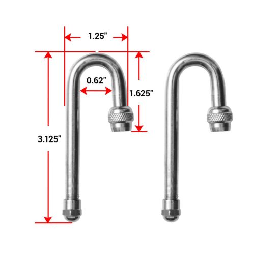 PACIFIC DUAL 2PC 180 DEG VLV EXTN KIT - 18180