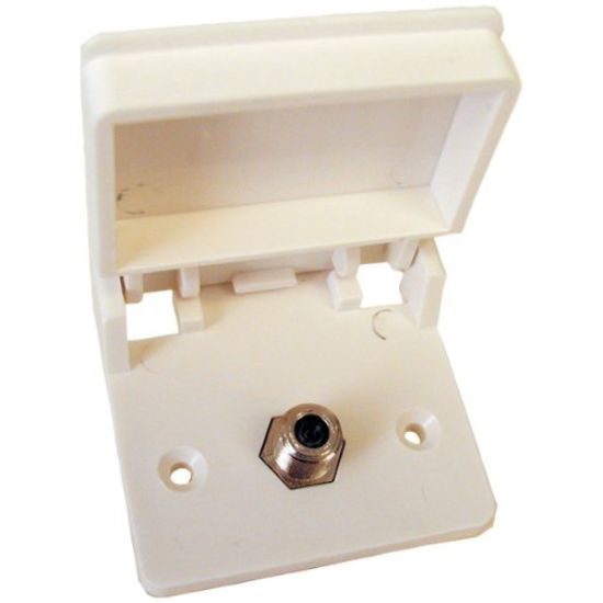 PRIME PRODCT TV RECEP.  EXTERIOR WHT. - 086201
