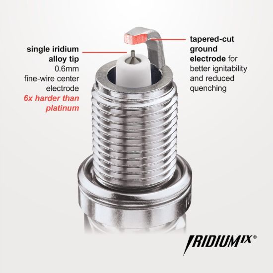 NGK LFR6AIX-11 SPK PLUG 4/PK - 6619