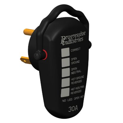 PROGRESSIVE RV RECEPTACLE TESTER - 30A - RRT30
