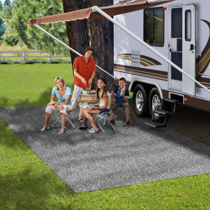 PRESTO FIT PATIO RUG 6'X15' STONE - 21153