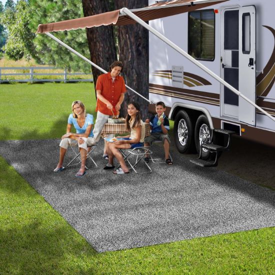 PRESTO FIT PATIO RUG 8'X20' STONE - 21173