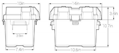 NOCO GROUP 24 BATTERY BOX - BG24