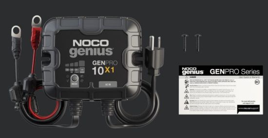 NOCO 1-BANK 10A ONBOARD BATTERY CHARGER - GENPRO10X1
