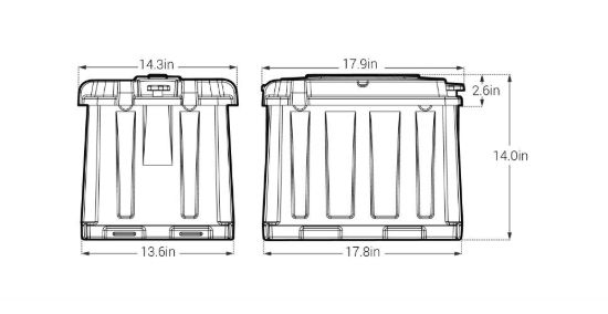 NOCO DUAL 6V BATTERY BOX - HM426