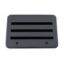 NORCOLD BLACK SIDE VENT DOOR - 620505BK
