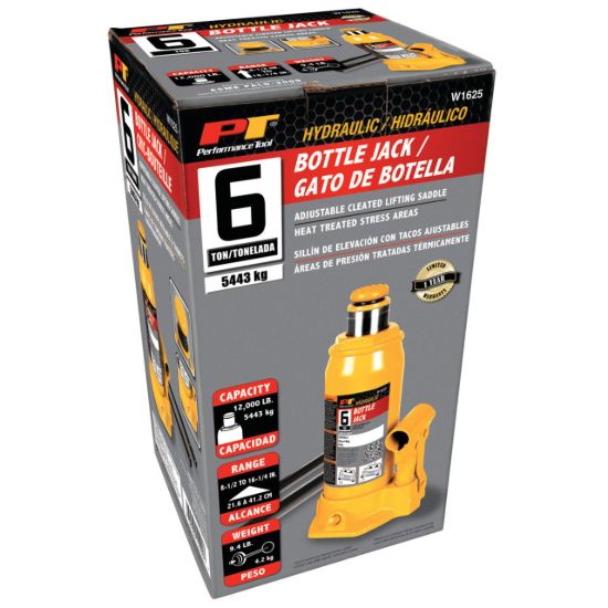 PERFORM TOOL 6 TON JACK-BOTTLE - W1625