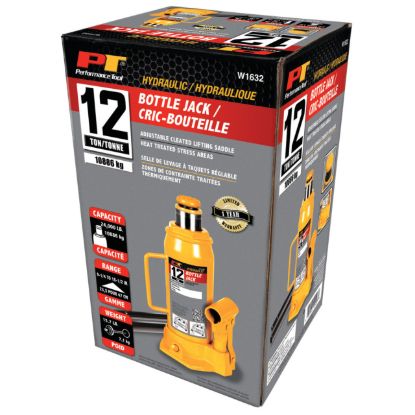 PERFORM TOOL 12 TON HYD JACK-BOTTLE - W1632