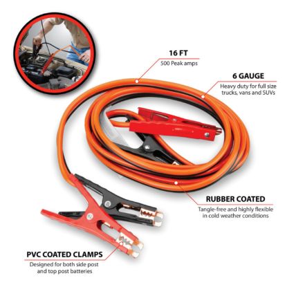 PERFORM TOOL BATTERY JUMPER CABLE - W1672