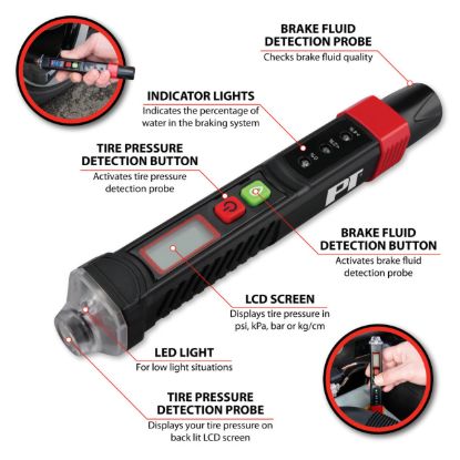 PERFORM TOOL BRAKE FLUID AND TIRE PRESSURE - W183