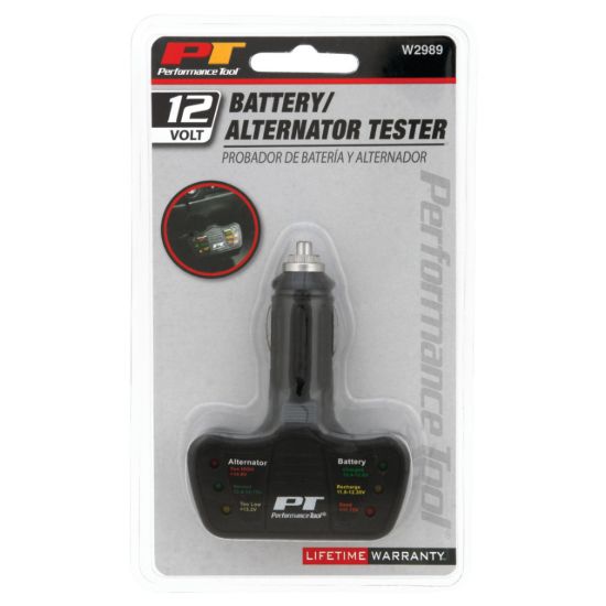 PERFORM TOOL BATTERY ALTERNATOR TESTER - W2989