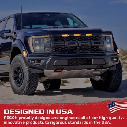 RECON ACCESS FORD 21-24 RAPTOR 7-PIECE FENDER & - 264339BK