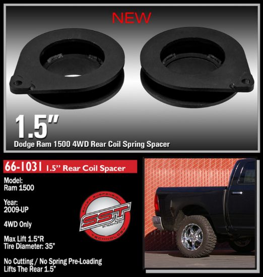 READYLIFT 09-11 RAM RR COIL SPACER - 661031