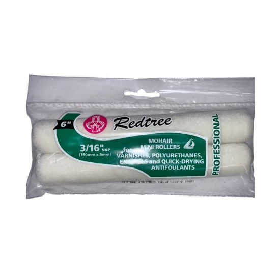 REDTREE IND MINI MOHAIR ROLLER REFILL (TWIN PAC - 36032