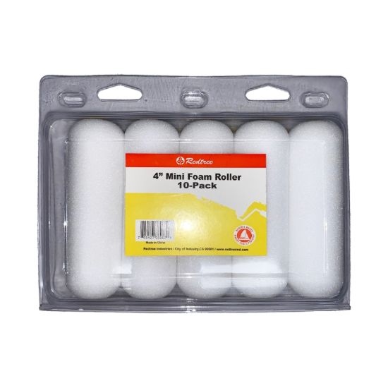 REDTREE IND MINI FOAM ROLLER REFILL (10 PACK) - 36067