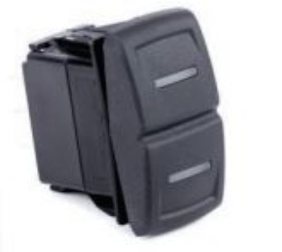 SIERRAMARINE ROCKER SWITCH  CONTURA XIV DPDT  IL - RK19100