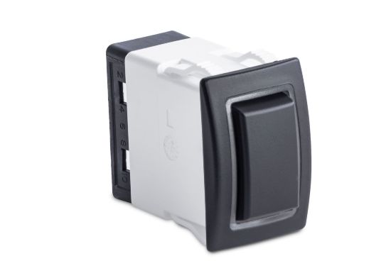 SIERRAMARINE ROCKER SWITCH  HALO DPDT  GREEN HAL - RK40680G