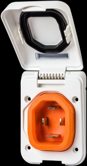 SMART PLUG 50AMP NOMETAL INLET WHITE - BM50PW