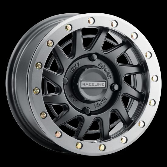RACELINE SQUAD SATIN BLACK W/ GUNMETAL RING - 2BG5703710