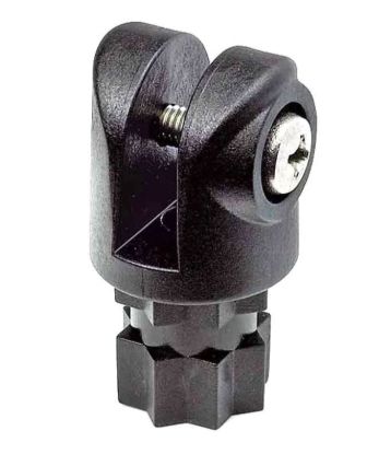 RAILBLAZA CLEVIS/BIMINI SUPPORT PAIR (BLACK) - 02403211