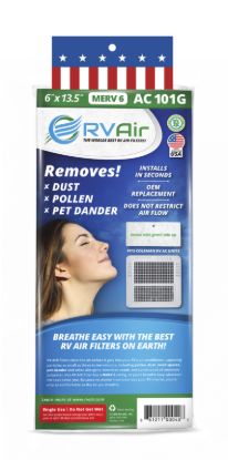 RV AIR INC. COLEMAN OEM SURE CUT MERV-6 AC FLTR - AC101G