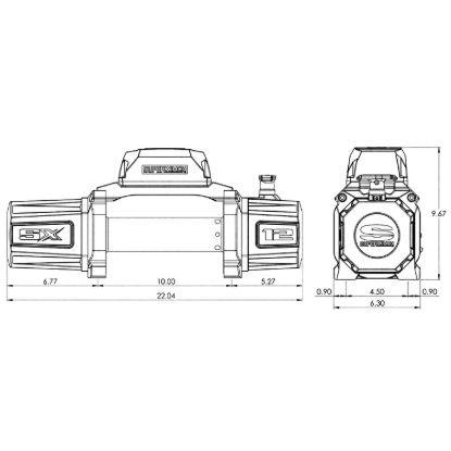 SUPERWINCH SX 12000 WINCH - 1712200