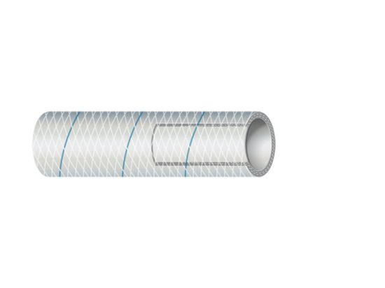 SIERRAMARINE 1/2' WHT. REINF PVC W/BLUE TRACER - 161640126S