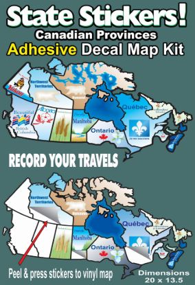 STATE STICK CANADIAN MAP - 800