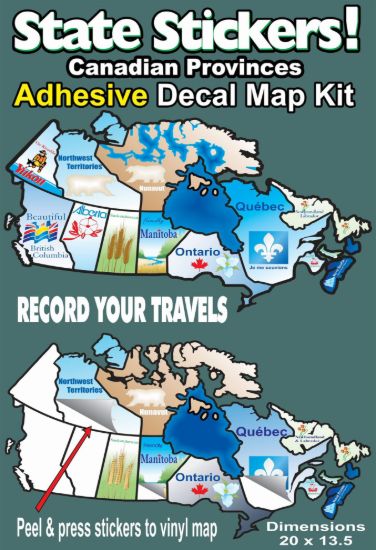 STATE STICK CANADIAN MAP - 800