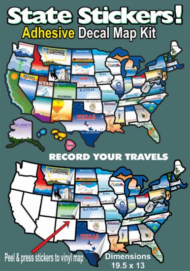 STATE STICK STATE STICKER MAP - STATESTIC