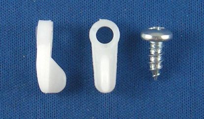 STRYBUC 1/16' NYLON SWIVEL CLIP W/SCR - 494C