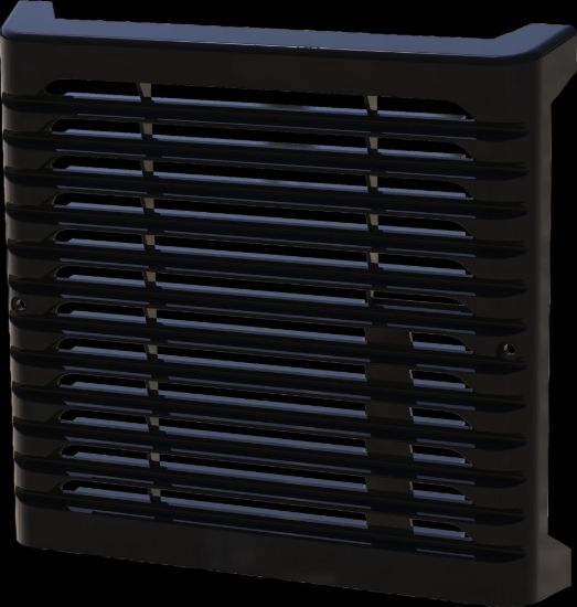 SUBURBAN MFG GRILLE/LABELS - 031504BK