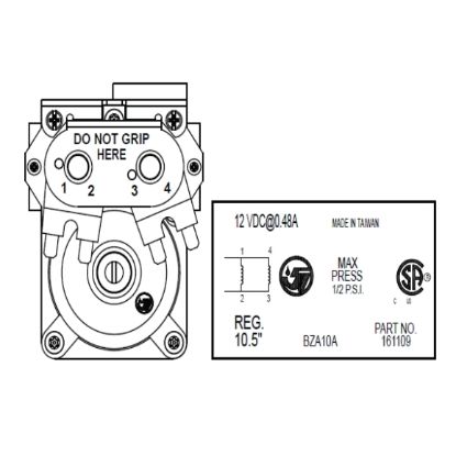 SUBURBAN MFG SUBURBAN SOLENOID KIT - 521073