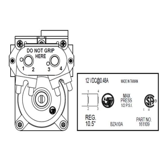 SUBURBAN MFG SUBURBAN SOLENOID KIT - 521073