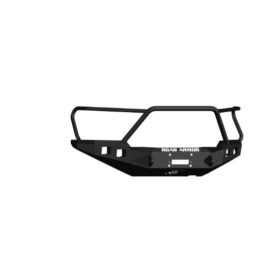 ROAD ARMOR STEALTH FRONT WINCH PRE-RUN BLACK - 9161F4B