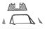ROAD ARMOR IDENTITY HEADACHE RACKS - HR315BB