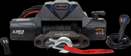 ROAD ARMOR ELECTRIC WINCH; W/SYNTHETIC ROPE; 1 - RA10801046