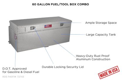 RDS MFG INC AUX.COMBO FUEL&TOOL 60GAL - 72743