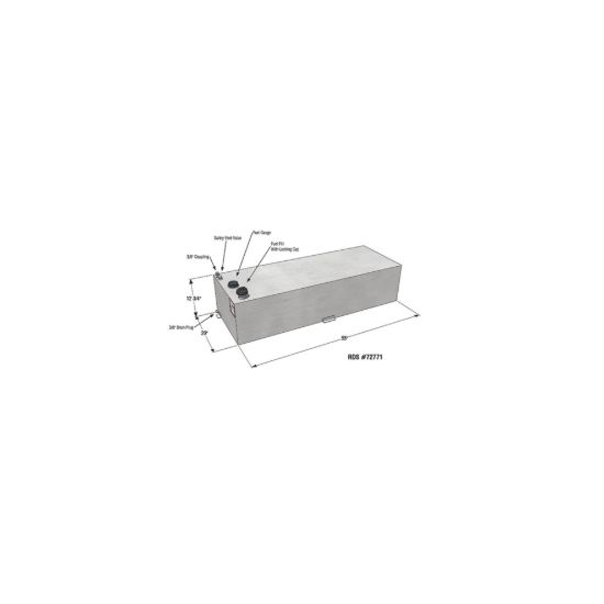 RDS MFG INC AUX. FUEL TANK 60GAL - 72771