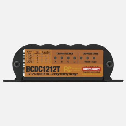 REDARC 12V 12A IN-TRAILER DC-DC BATTERY CH - BCDC1212T