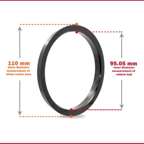 REVOLUTION HUB CENTERING RING 110 TO 95 - 1109505