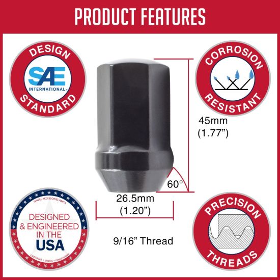 REVOLUTION LUG-BLG 7/8-9/16 BLK - 531167BLK