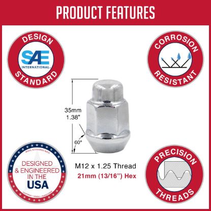 REVOLUTION LUG NUT BULGE ACORN 21MM - 561144
