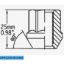 REVOLUTION LUG NUT OE 6 SPLINE TRUCK - 601150