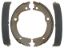 R/M BRAKES PARKING BRAKE SHOES - 972PG