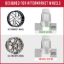 REVOLUTION WHEEL LOCK BULGE ACORN  C - 741145BLK
