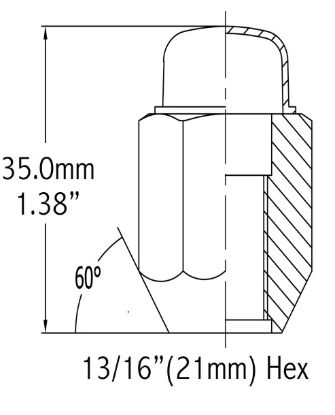 REVOLUTION LUG-ACRN 13/16-M12 1.5 - 841145