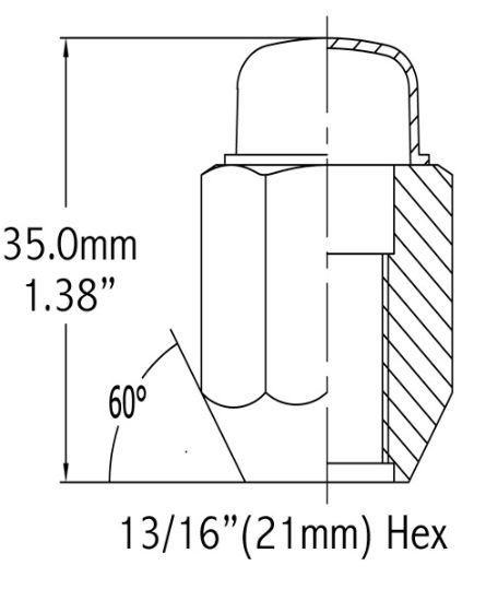 REVOLUTION LUG-ACRN 13/16-M12 1.5 - 841145